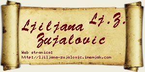 Ljiljana Zujalović vizit kartica